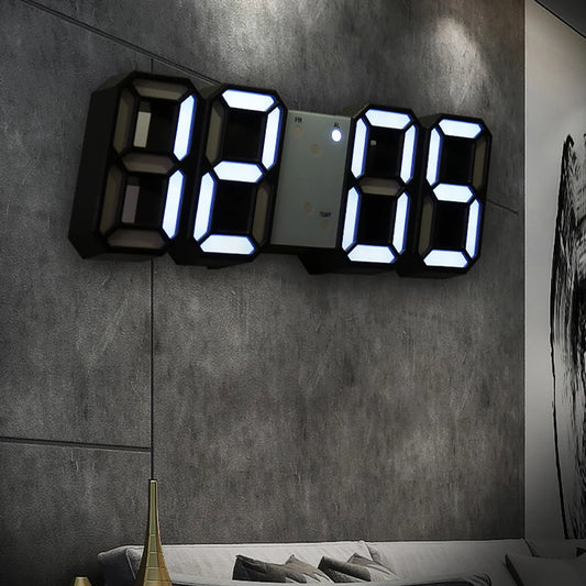 Smart 3D Wall Clock Alarm