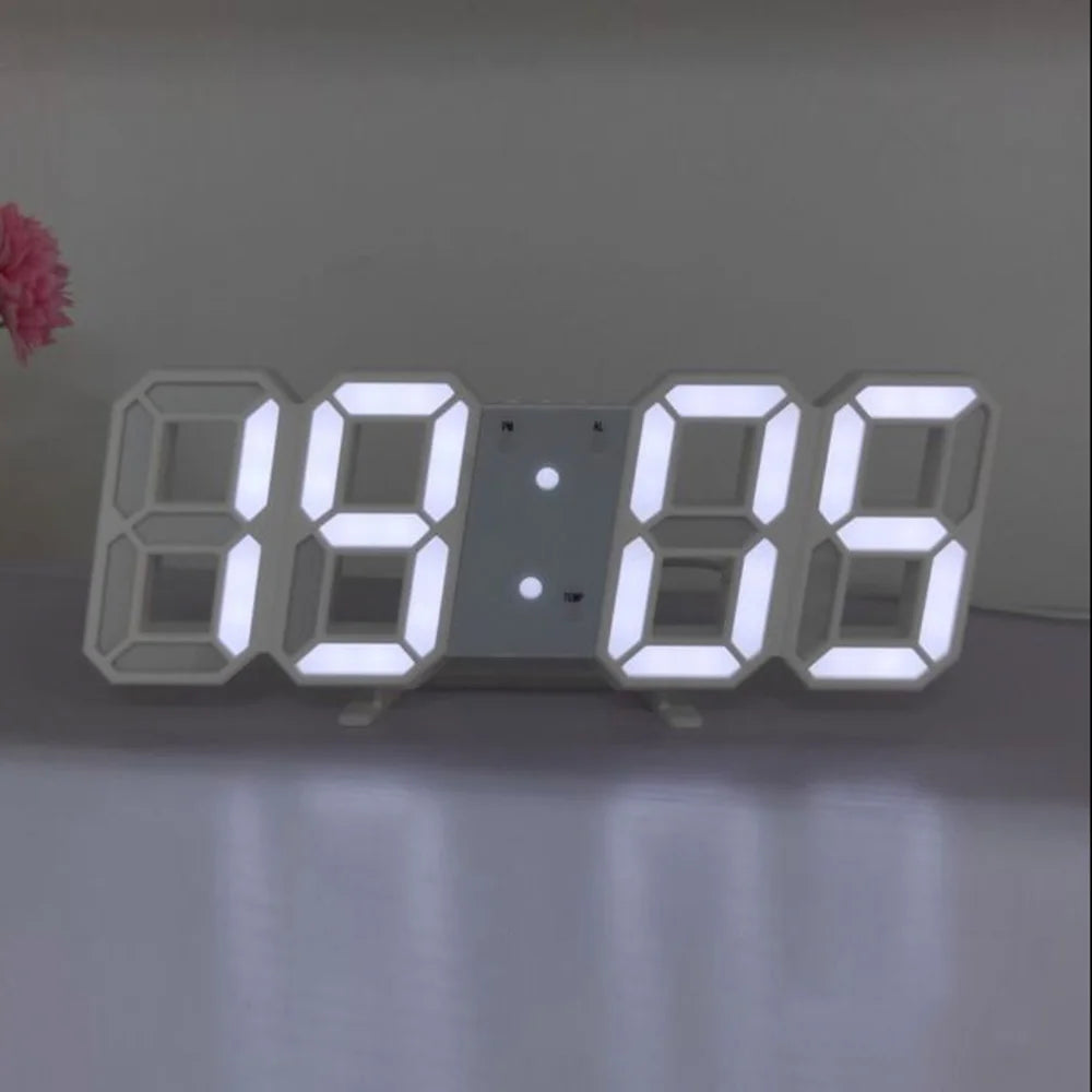 Smart 3D Wall Clock Alarm