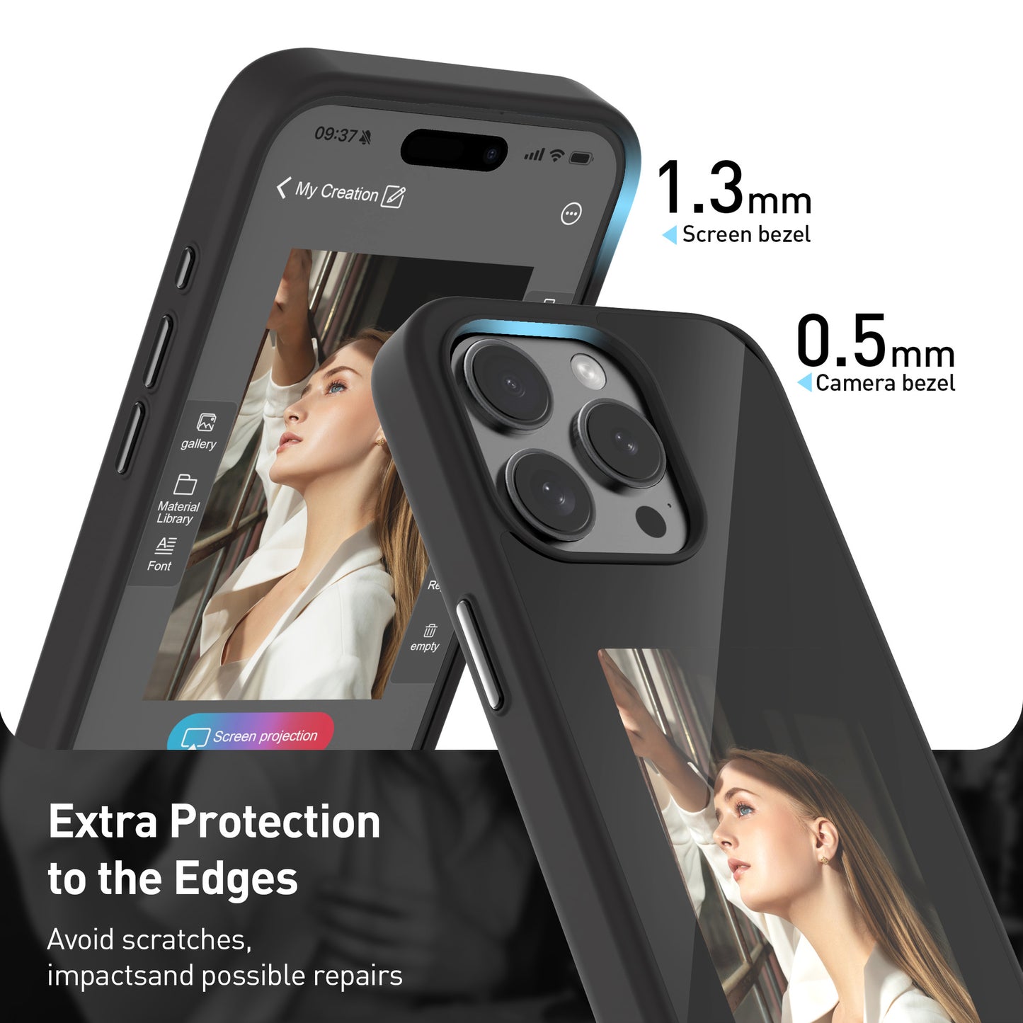 Coque de Téléphone à Affichage Personnalisé™