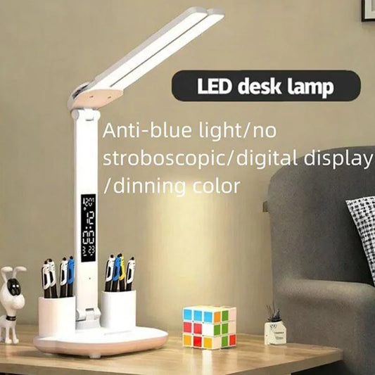 Lampe de bureau LED avec Horloge