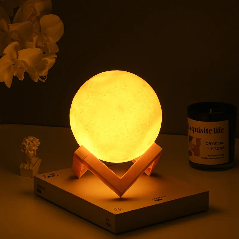 Lampe LED en Forme de Lune